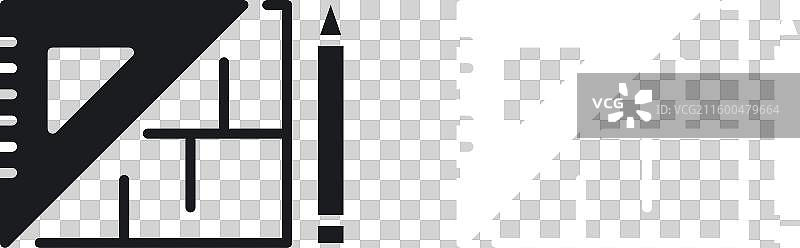 平面图图标集，实心风格图片素材