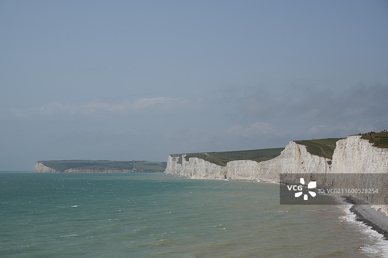 英国布莱顿Brighton七姐妹白崖Birling Gap图片素材