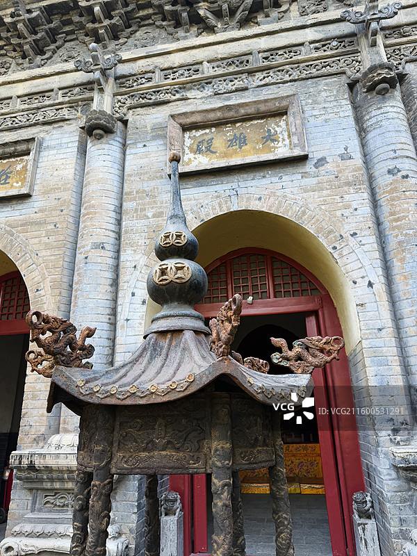 永祚寺，大雄殿，无量殿，双塔寺，山西，太原图片素材