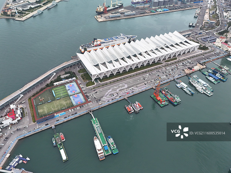 青岛邮轮母港图片素材