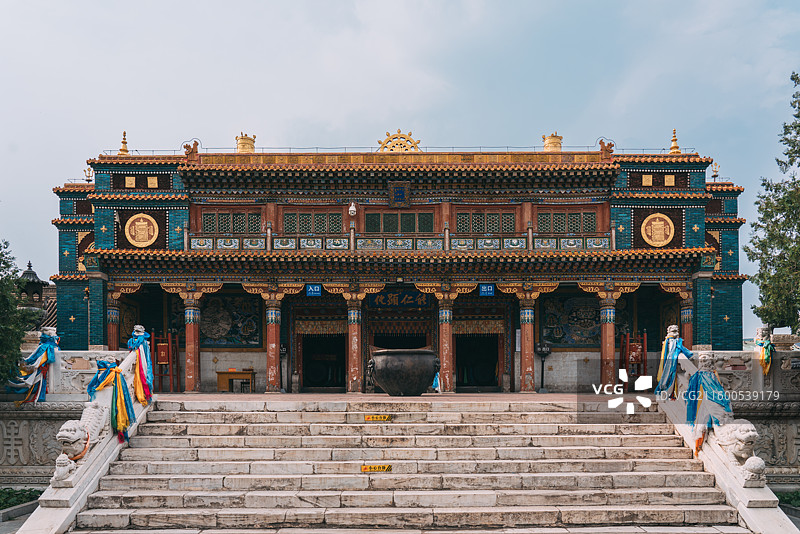 内蒙古席力图召大经堂图片素材