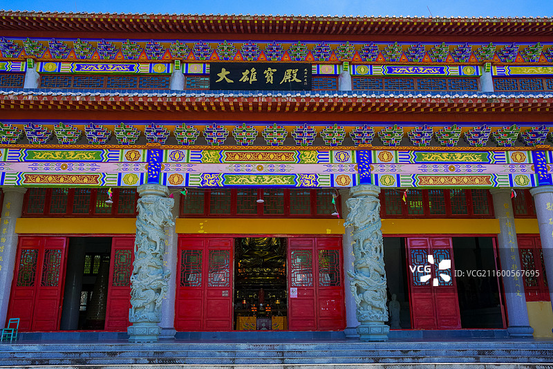 福建省三明市清流县长校镇，祖山禅院，寺庙图片素材