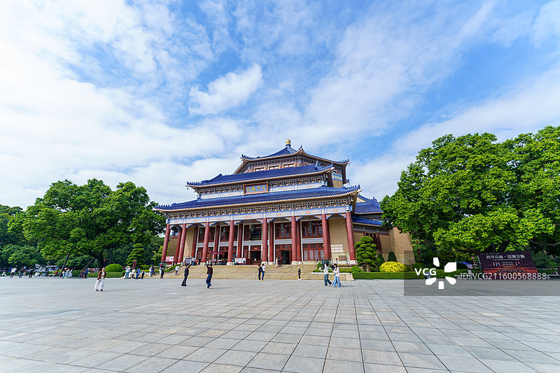 广州中山纪念堂全景图图片素材