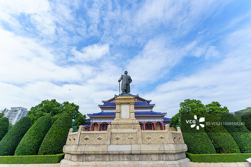 广州中山纪念堂全景图图片素材