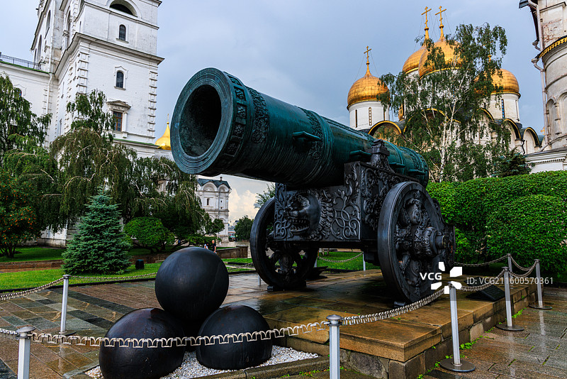 沙皇炮（俄罗斯莫斯科克里姆林宫外）图片素材