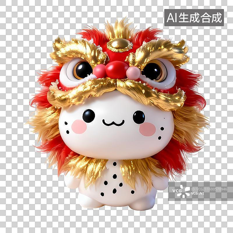 【AI数字艺术】元宵节年俗膨胀感萌系节日元素图片素材