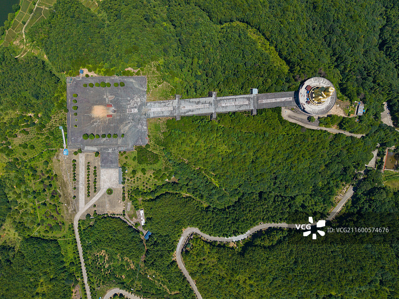 福建省三明市清流县长校镇，灵台山，定光大佛景区！图片素材