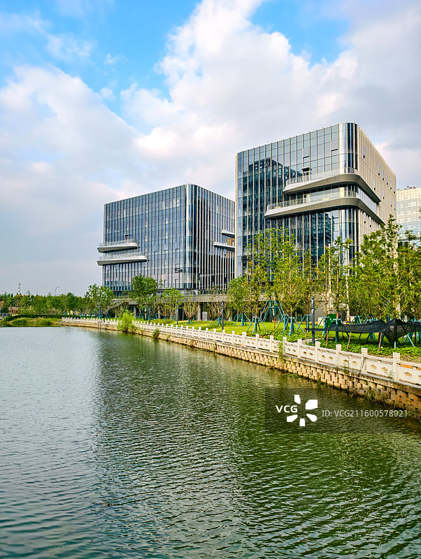 无锡市梁溪区空间信息产业园建筑风光图片素材
