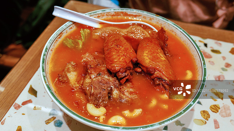 香港文旅经典美食老字号华嫂冰室美食静物及探店纪实图片素材