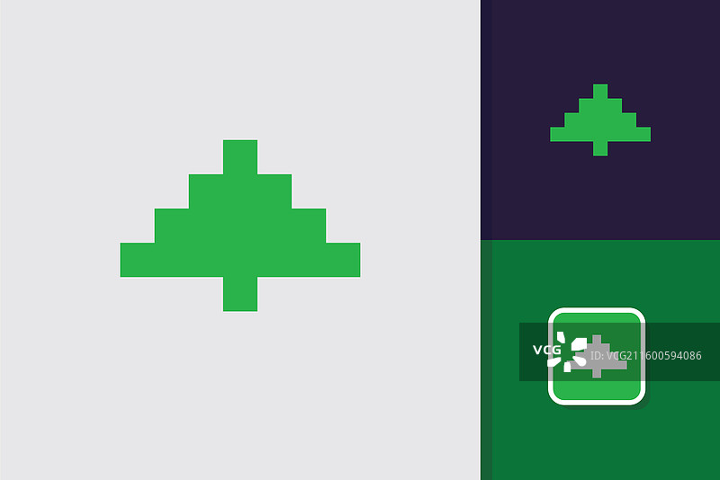 树形Logo设计模板图片素材