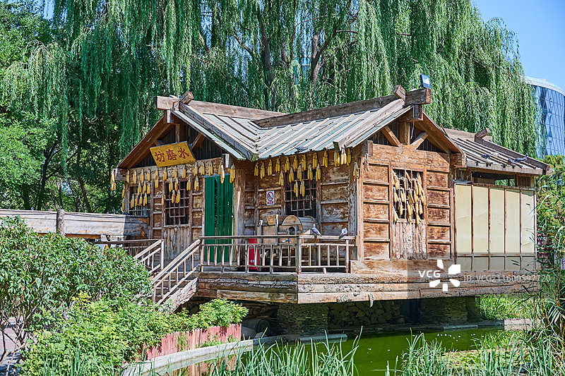 甘肃兰州水车博览园夏季风光图片素材