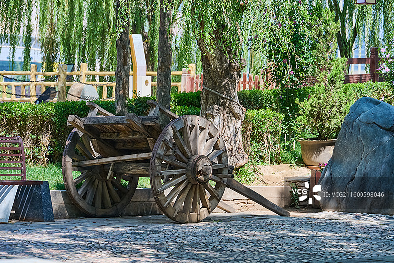 甘肃兰州水车博览园夏季风光图片素材