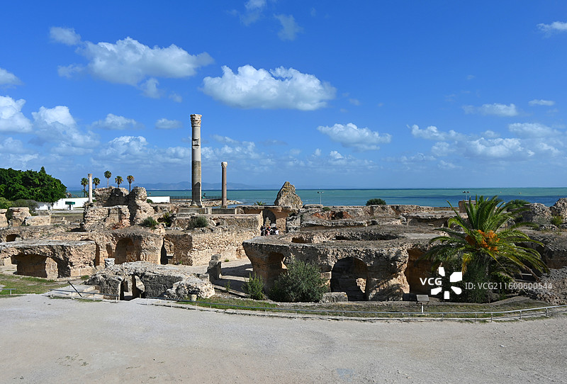 突尼斯迦太基古城遗址图片素材