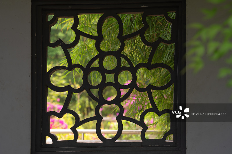 南宁市花卉公园幽兰苑江南园林风景图片素材