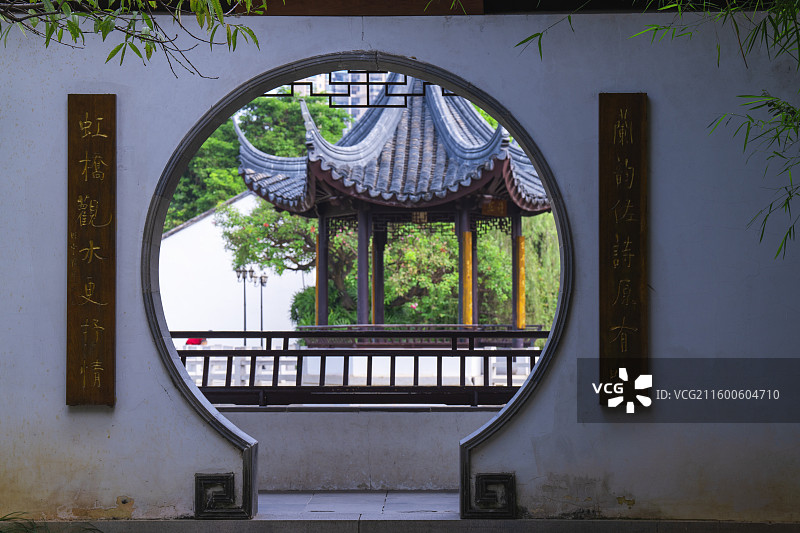 南宁市花卉公园幽兰苑江南园林风景图片素材