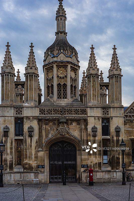 英国剑桥大学的国王学院（King's College）图片素材