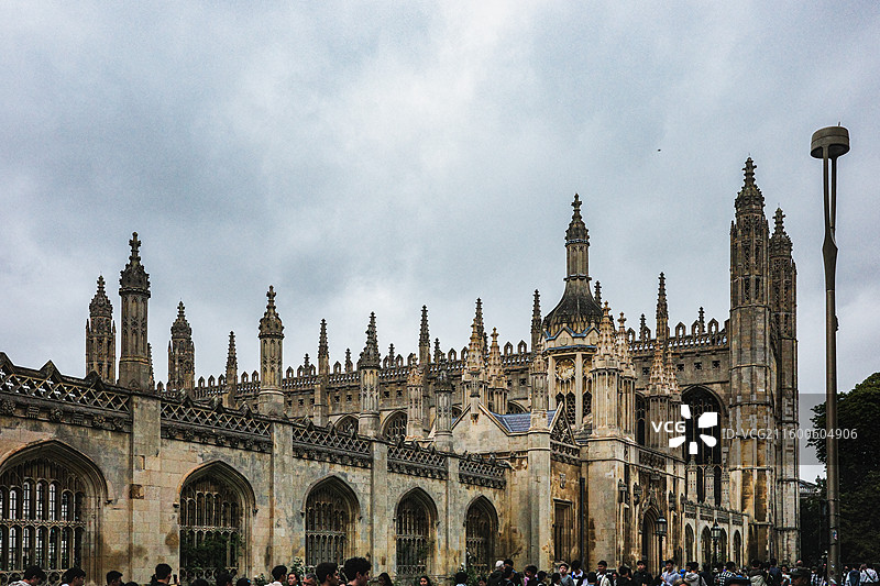 英国剑桥大学的国王学院（King's College）图片素材
