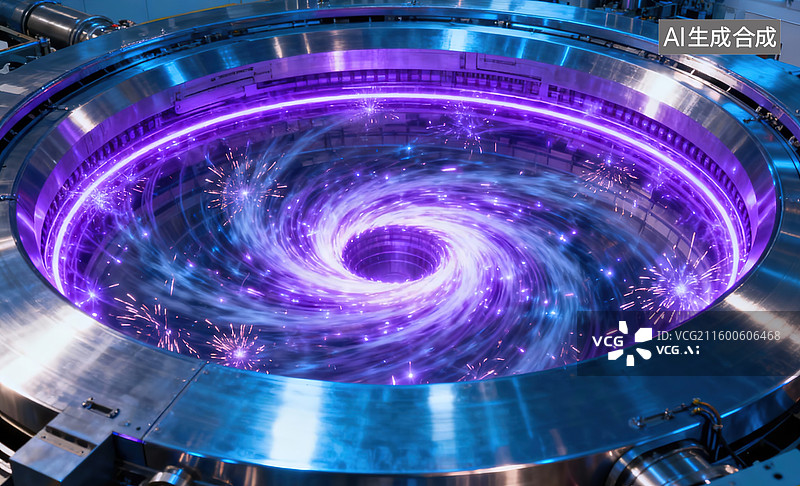 【AI数字艺术】可控核聚变场景图图片素材