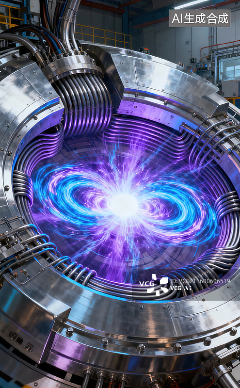 【AI数字艺术】可控核聚变场景图图片素材