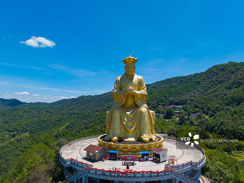 福建省三明市清流县长校镇，灵台山，定光大佛景区！图片素材