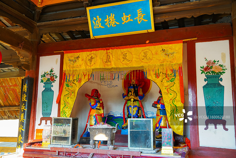 福建省三明市永安市贡川镇集凤村，会清桥图片素材