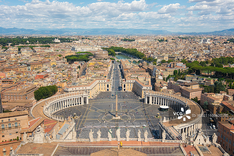 梵蒂冈圣彼得广场图片素材