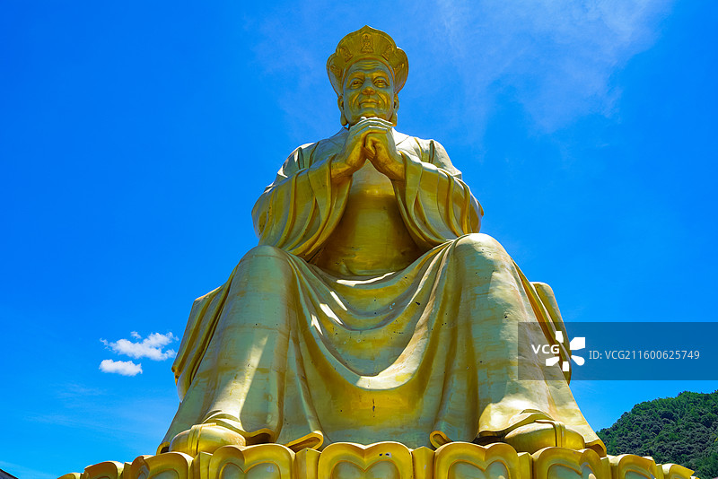 福建省三明市清流县长校镇，灵台山，定光大佛景区！图片素材