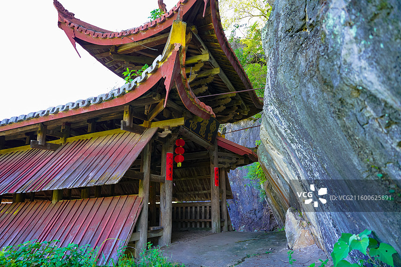 福建省龙岩市连平县，云龙桥，古桥乡村田园美景！图片素材