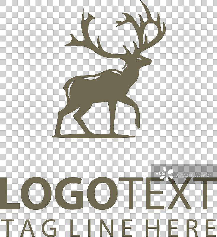 最佳麋鹿标志图片素材