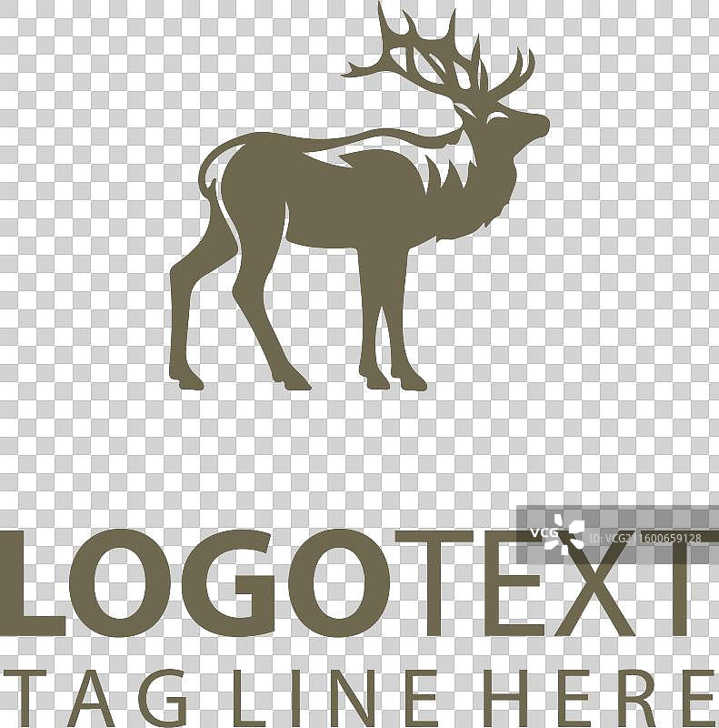 最佳麋鹿标志图片素材