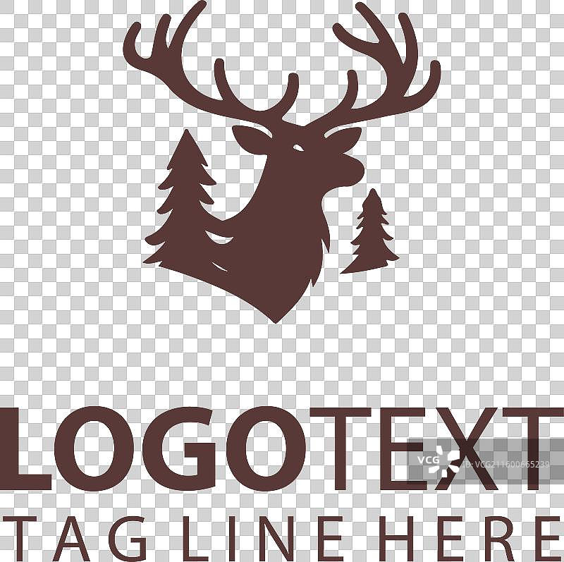 最佳麋鹿标志图片素材