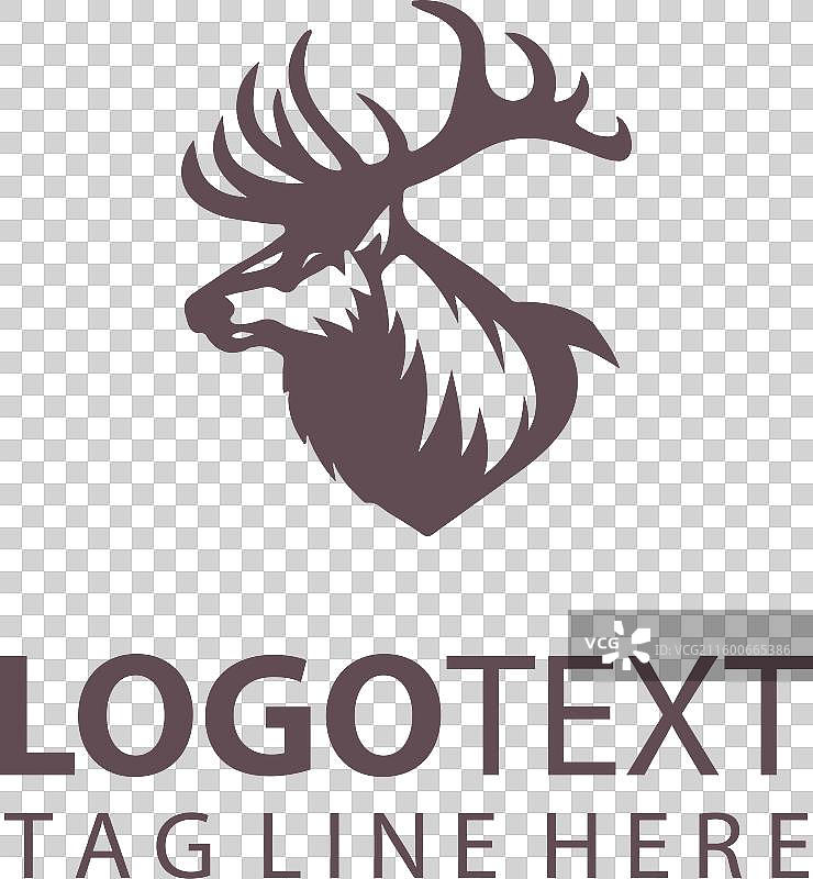 最好的麋鹿标志图片素材