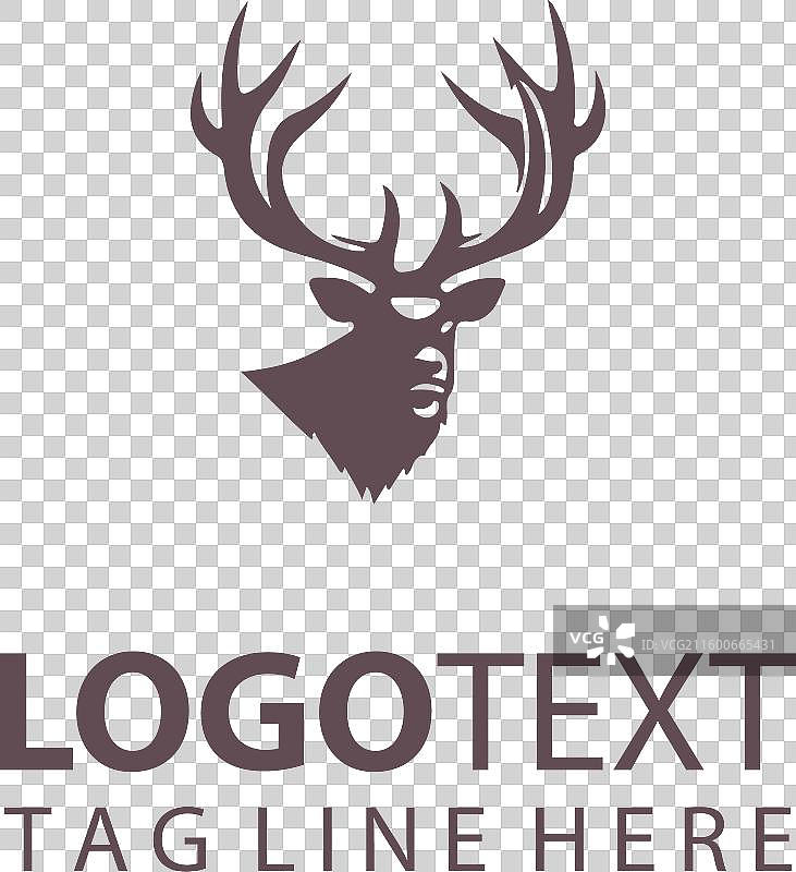 最佳麋鹿标志图片素材