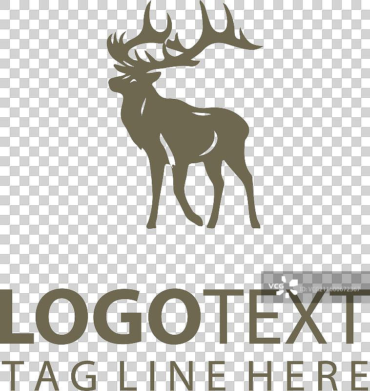 最佳麋鹿标志图片素材