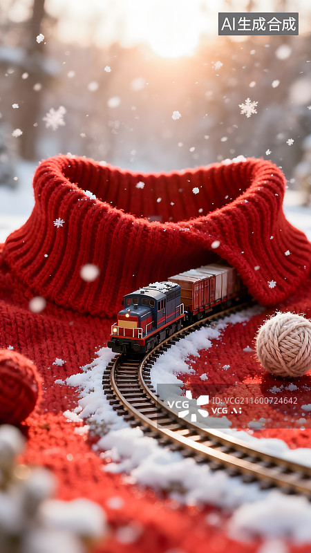 【AI数字艺术】服装行业的创意立冬海报图片素材