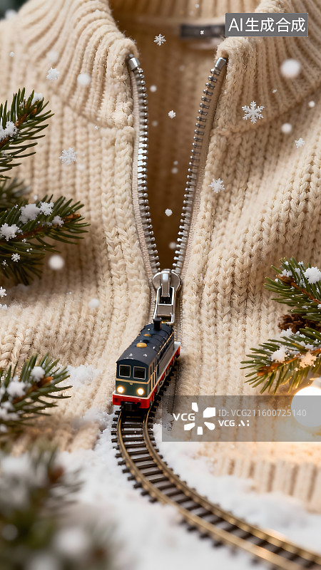 【AI数字艺术】服装行业的创意立冬海报图片素材