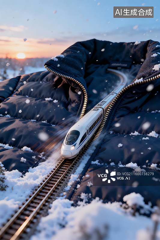 【AI数字艺术】移轴微缩景观，立冬节气，立冬海报底图背景图片素材