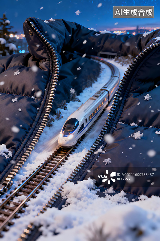 【AI数字艺术】移轴微缩景观，立冬节气，立冬海报底图背景图片素材