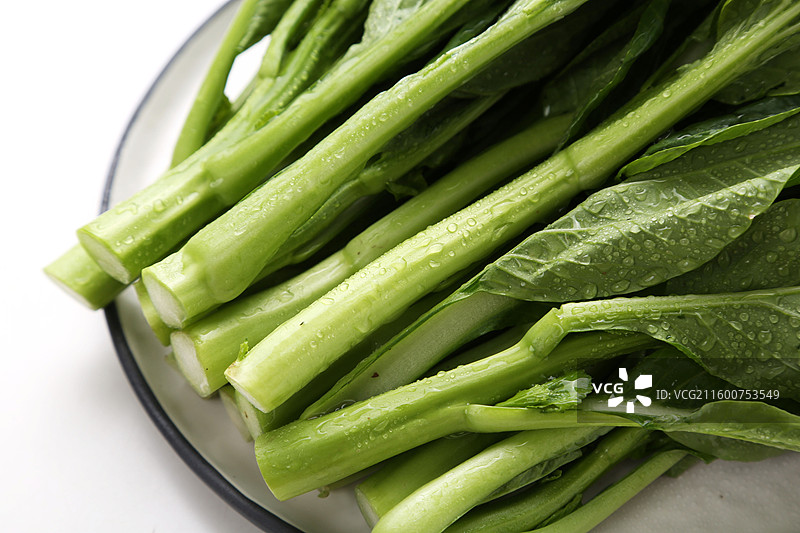 鲜嫩的新鲜菜心图片素材