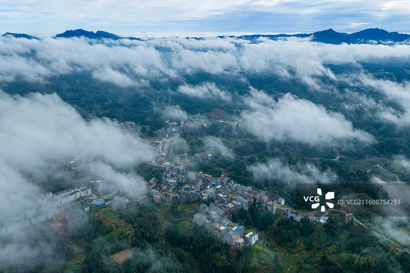云南省昭通市盐津县落雁乡风光图片素材