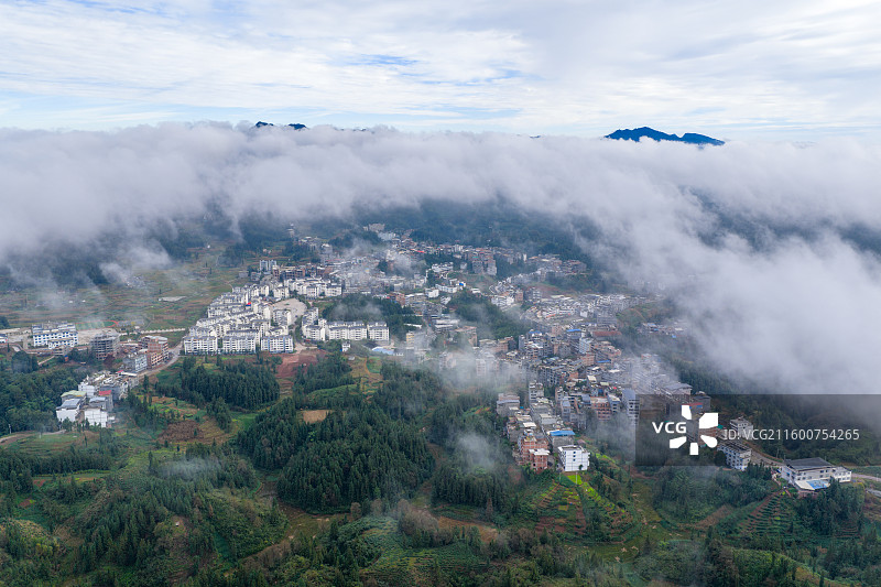 云南省昭通市盐津县落雁乡风光图片素材