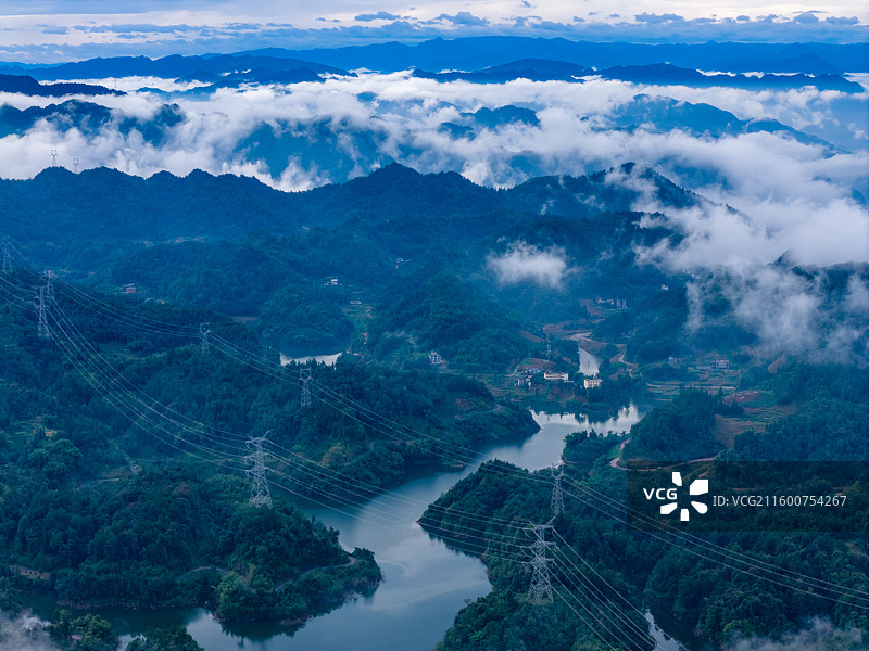 云南省昭通市盐津县落雁乡风光图片素材