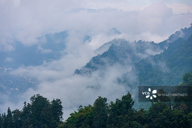 云南省昭通市盐津县落雁乡风光图片素材