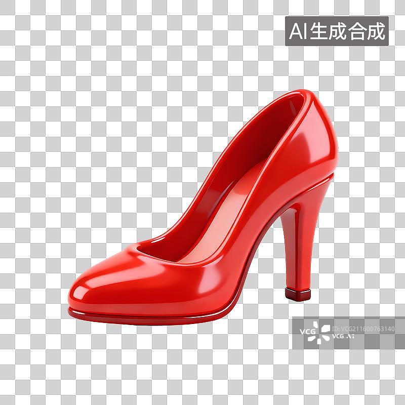 【AI数字艺术】高跟鞋插画图片素材