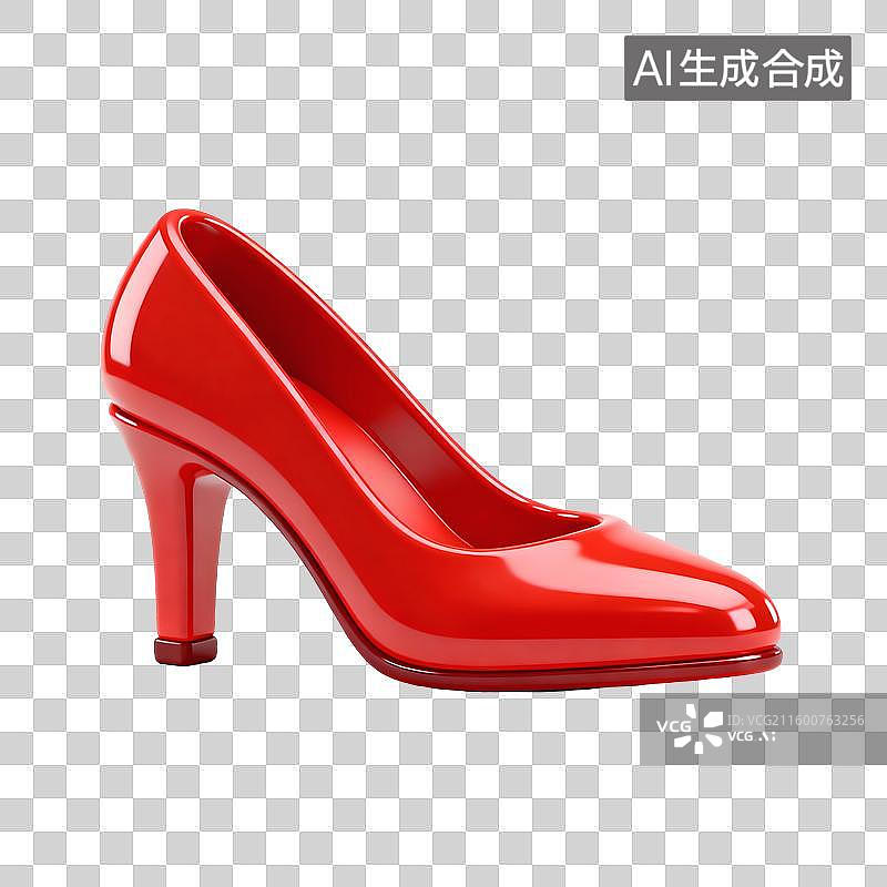 【AI数字艺术】高跟鞋插画图片素材