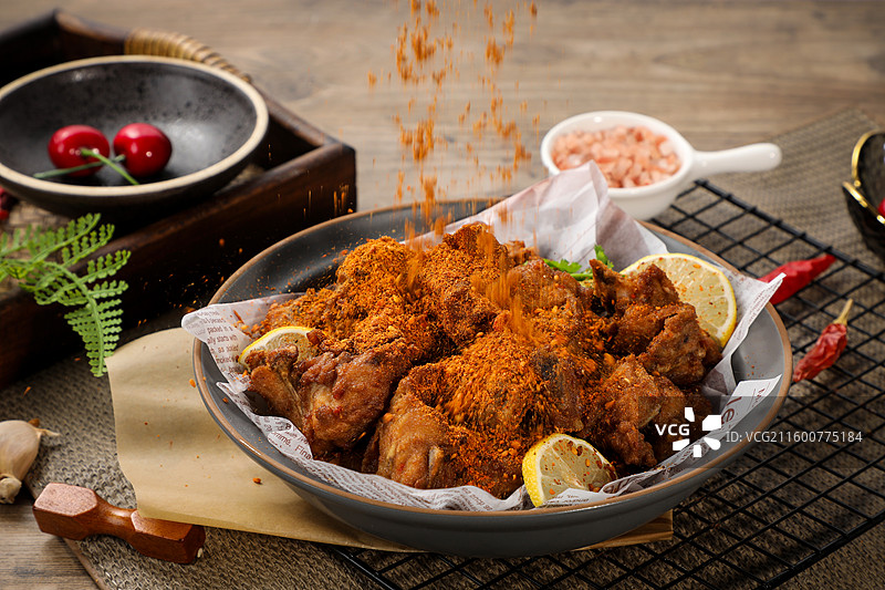 炸鸡架图片素材