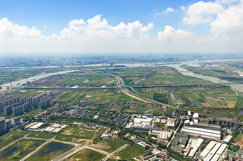 广州市南沙区横沥岛尖、横沥镇图片素材