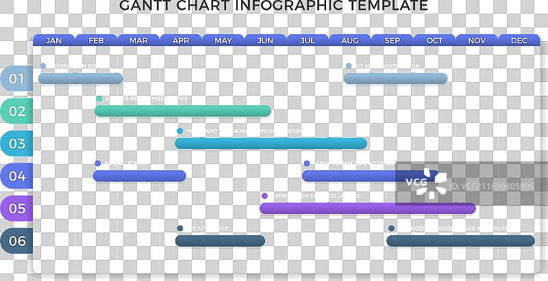 甘特图图片素材
