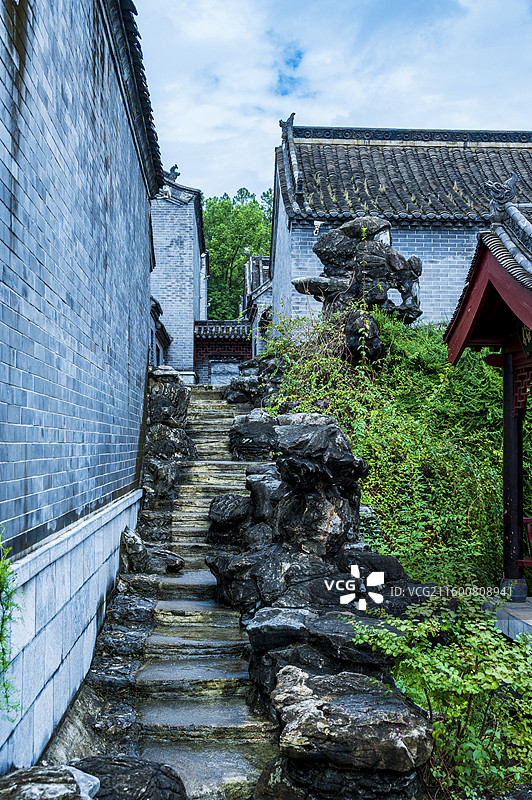 河南桐柏县叶家大庄建筑景观图片素材