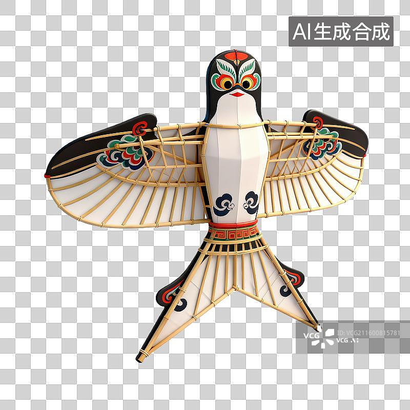 【AI数字艺术】春分元素沙燕风筝图片素材